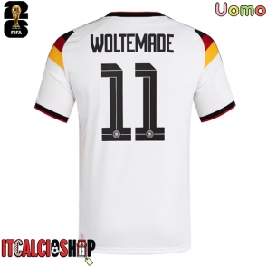 Germania Nick Woltemade #11 Prima Maglia Mondiali 2026 Manica Corta